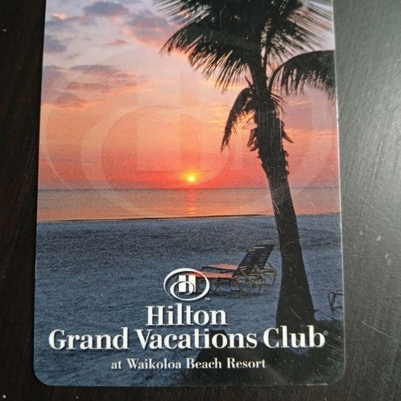 Hilton Grand Vacations Club Hawaii Key Card Hotel Room Key Sunset View - Picture 2 of 4
